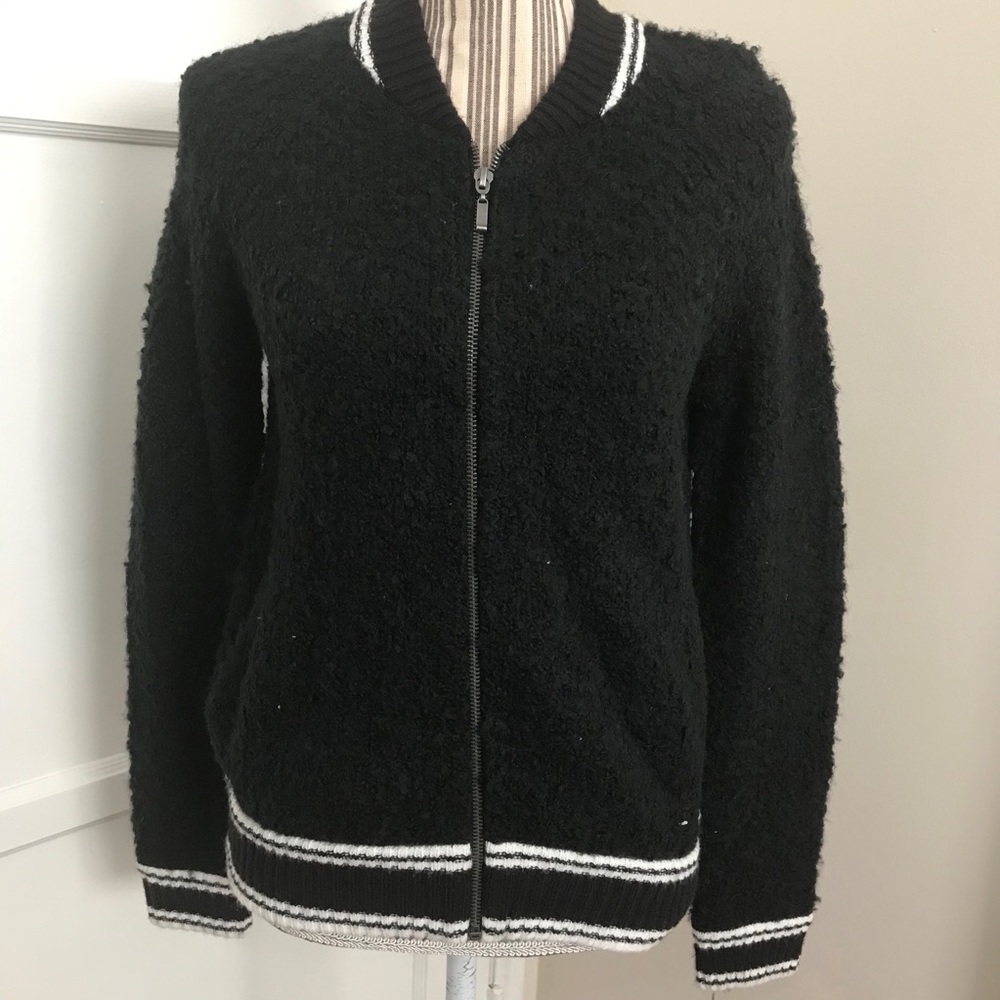 NWT Sherpa Style Bomber Cardigan